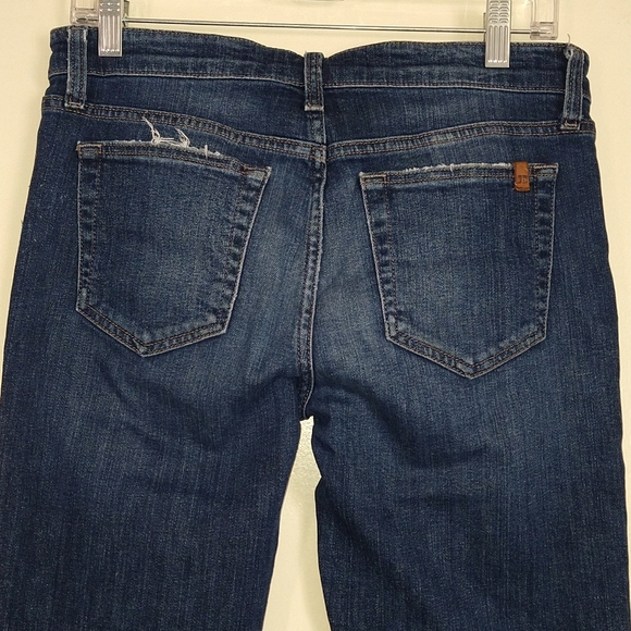 Joe's Lucille Distressed Slim Blue Jeans - Picture 6 of 17